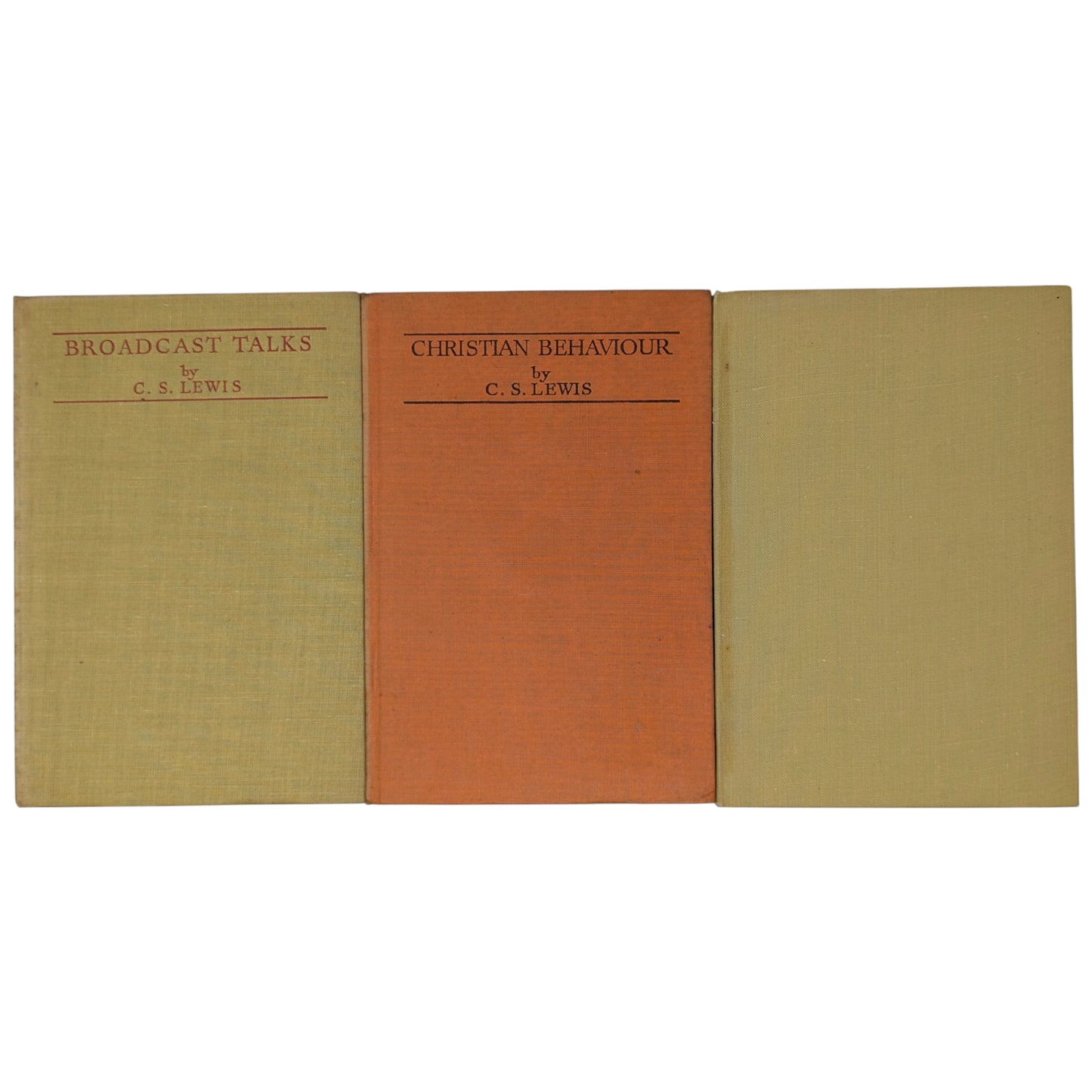 Mere Christianity Set; Broadcast Talks, Christian Behaviour, Beyond Personality