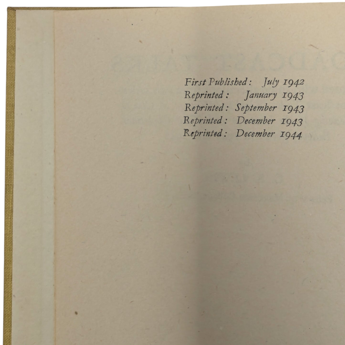 Mere Christianity Set; Broadcast Talks, Christian Behaviour, Beyond Personality