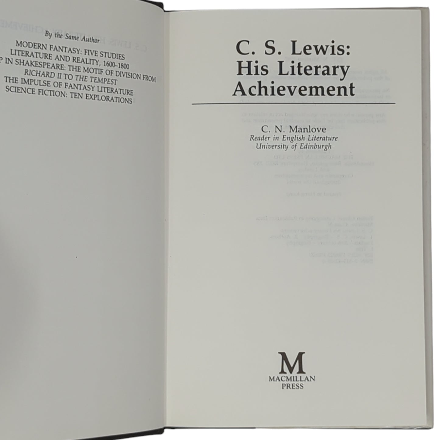 C. S. Lewis Interest (Lot of 25 Books)