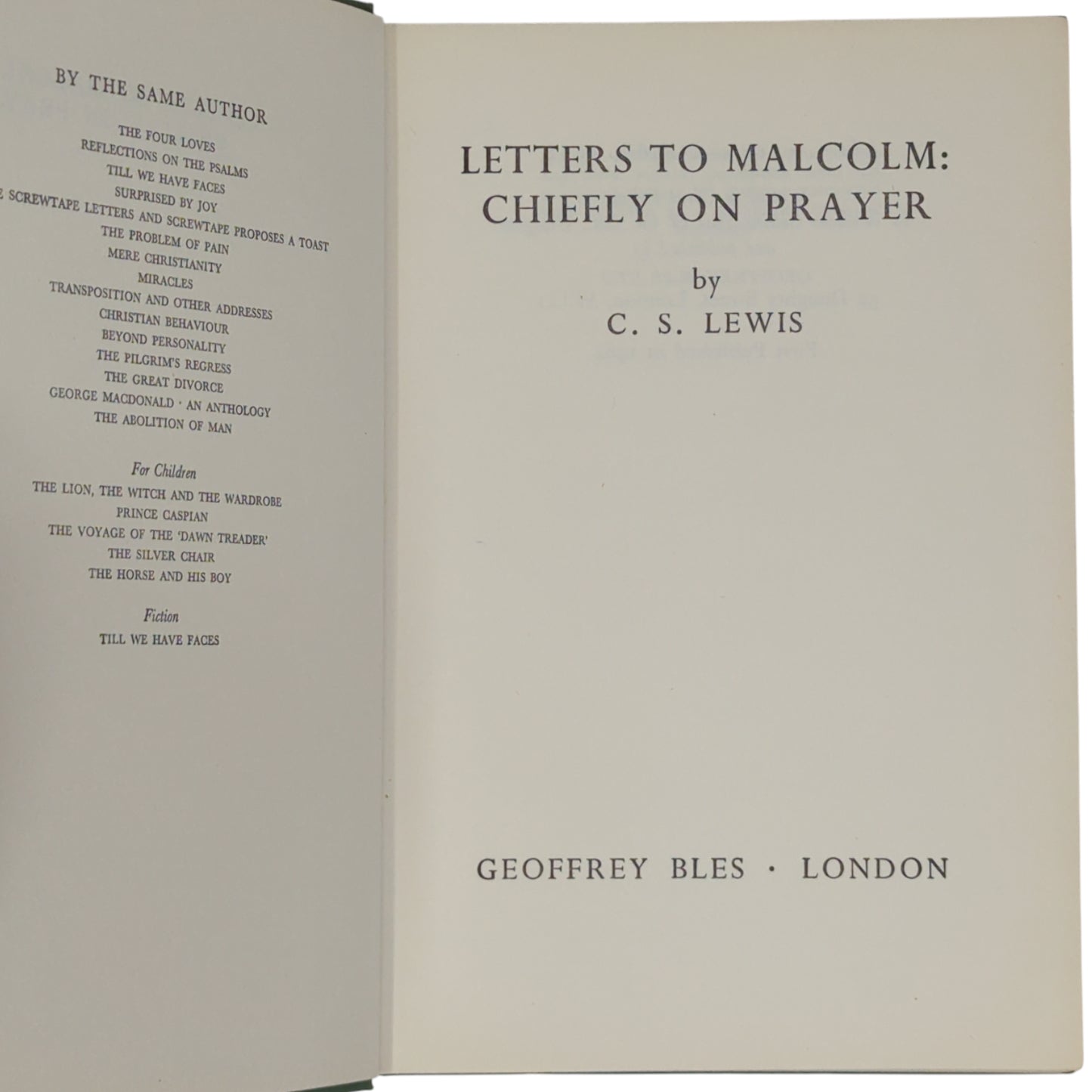 C. S. Lewis Interest (Lot of 25 Books)