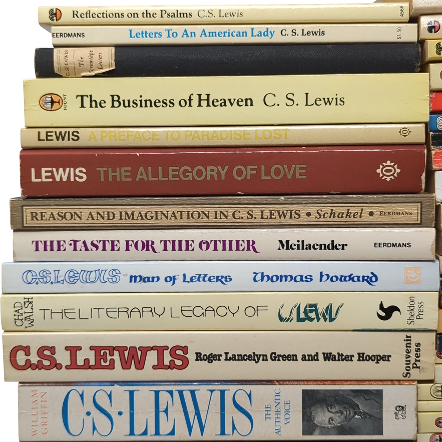 C. S. Lewis Interest (Lot of 56 Books)
