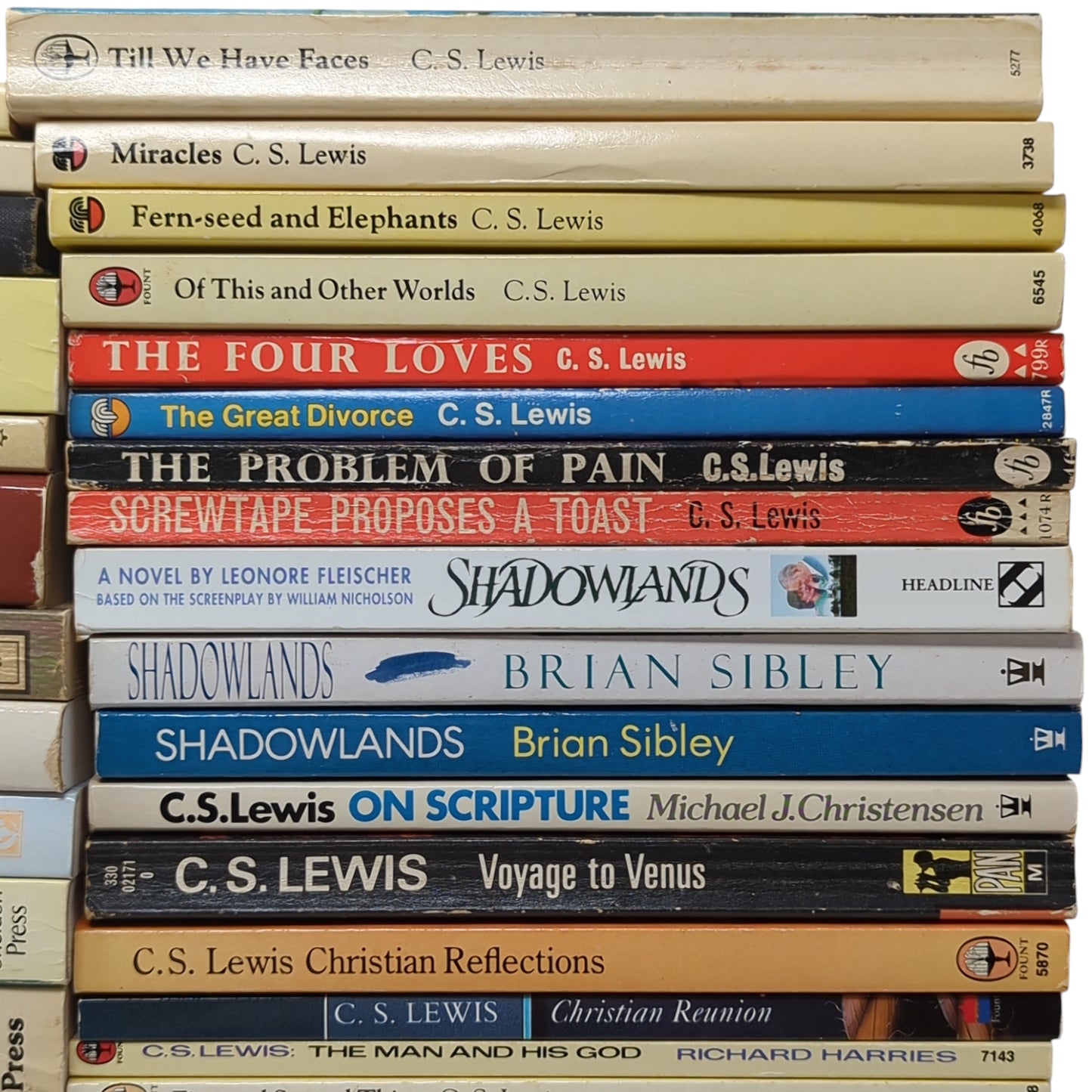 C. S. Lewis Interest (Lot of 56 Books)