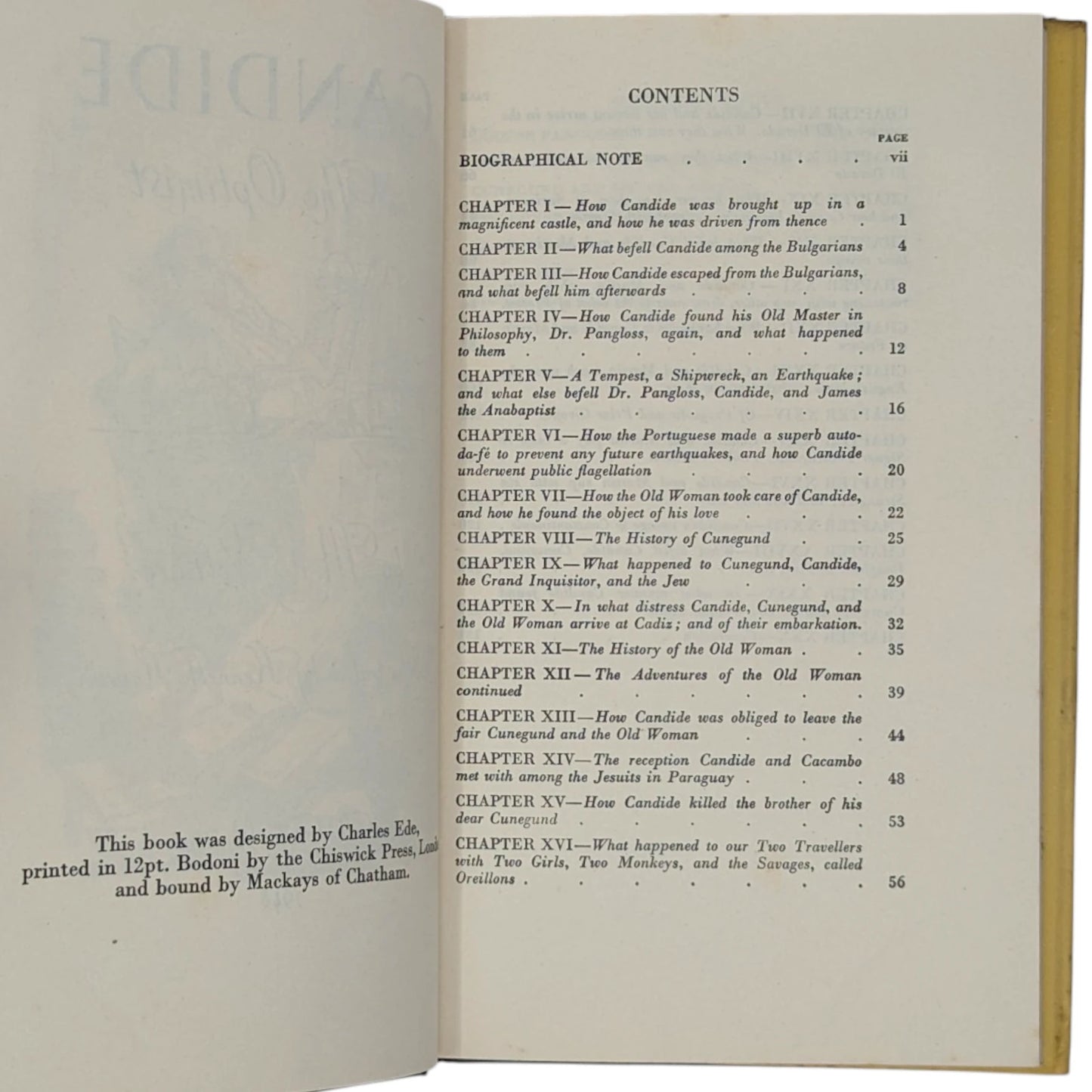 Candide or The Optimist