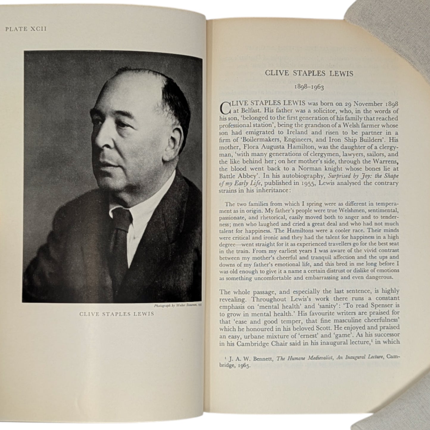 Clive Staples Lewis: 1898-1963