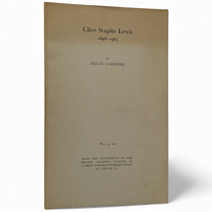 Clive Staples Lewis: 1898-1963