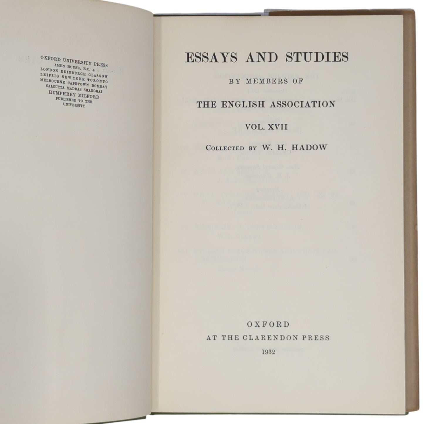 Essays and Studies [The Personal Heresy]