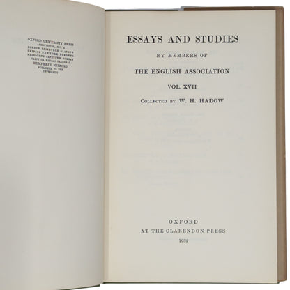 Essays and Studies [The Personal Heresy]