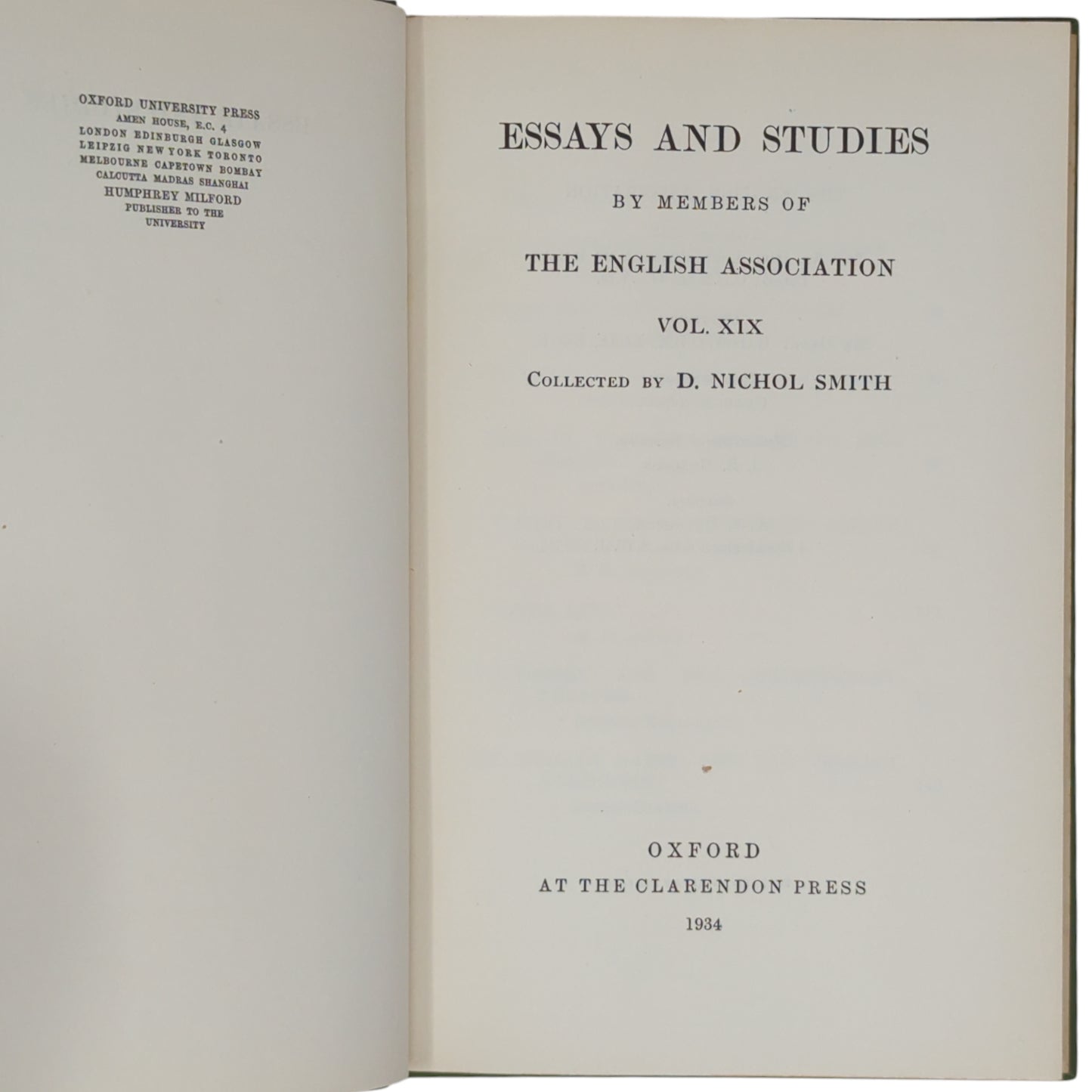 Essays and Studies [The Personal Heresy]
