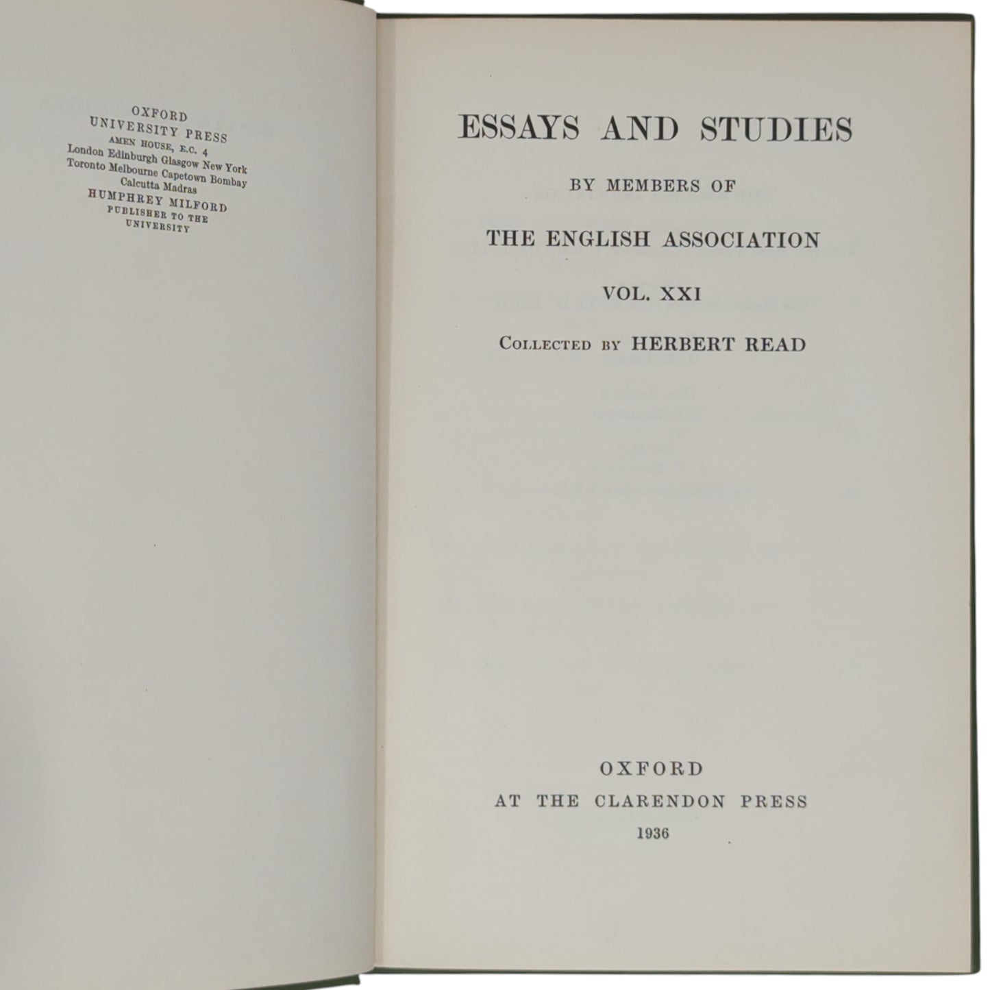 Essays and Studies [The Personal Heresy]