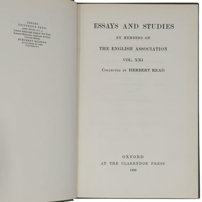 Essays and Studies [The Personal Heresy]