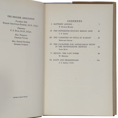 Essays and Studies [The Personal Heresy]