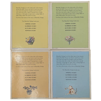 The Four Brambly Hedge Seasons