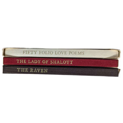The Raven; Fifty Love Poems; The Lady of Shalott (Miniature Poetry)