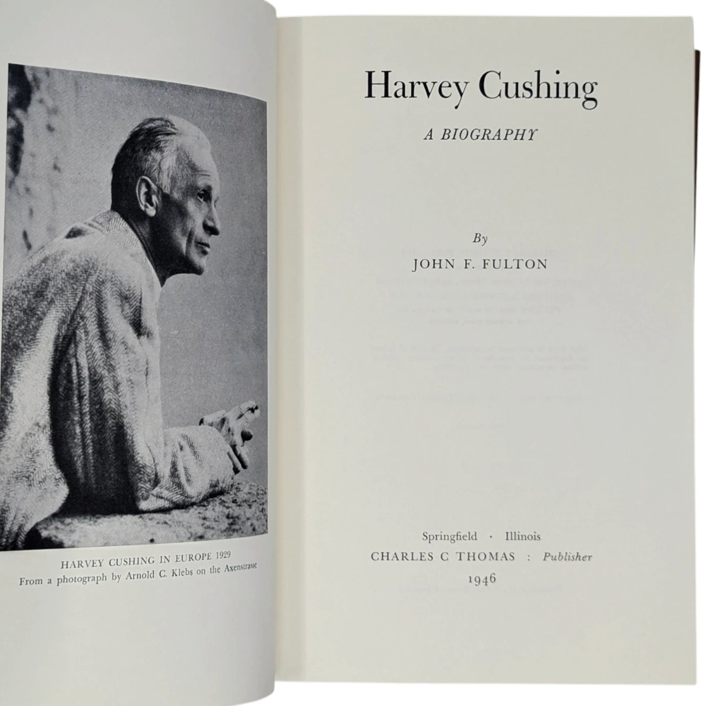Harvey Cushing: A Biography