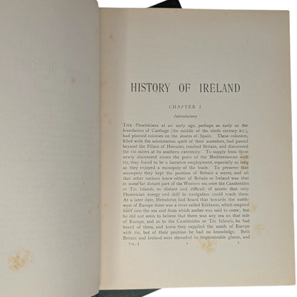 History of Ireland from the Earliest Times to the Present Day