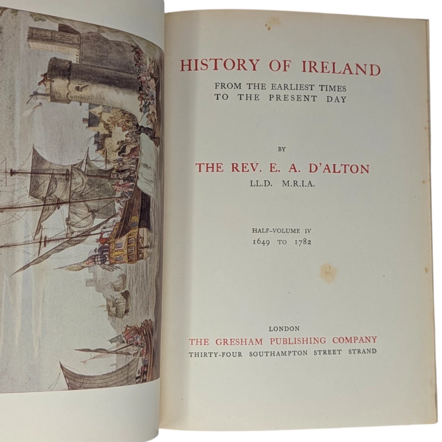 History of Ireland from the Earliest Times to the Present Day