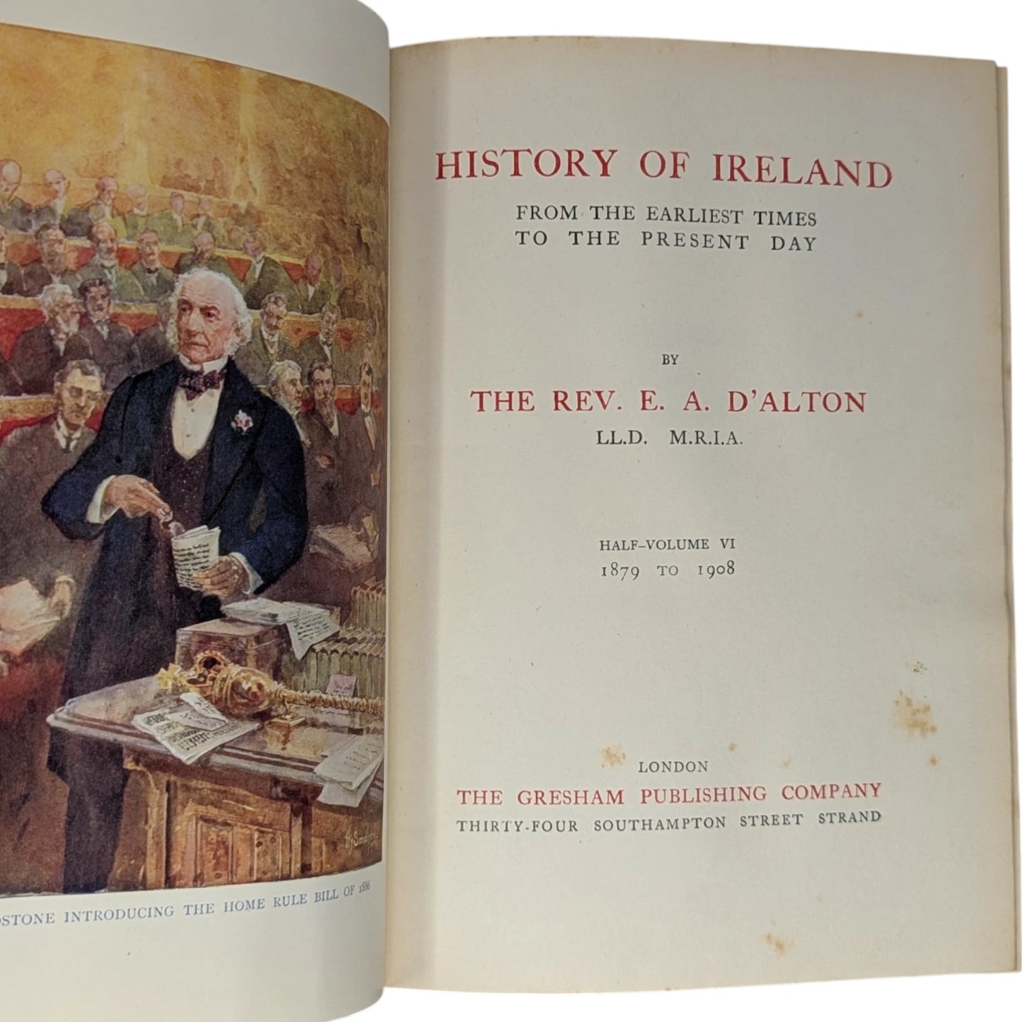 History of Ireland from the Earliest Times to the Present Day