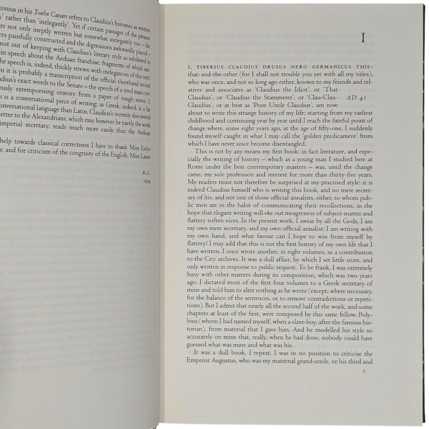 I, Claudius & Claudius the God