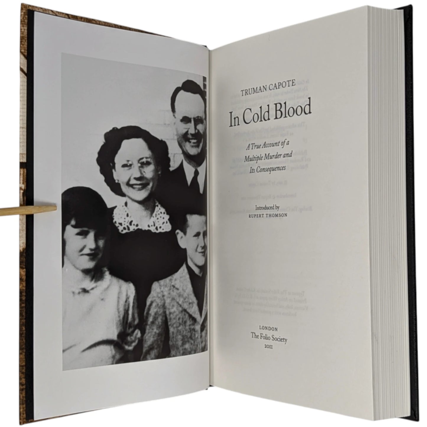In Cold Blood: A True Account of A Multiple Murder and Its Consequences