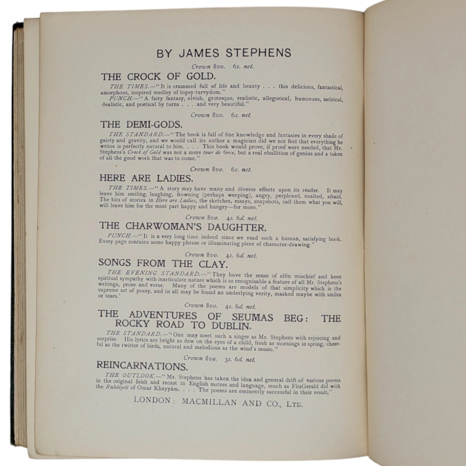 Irish Fairy Tales, James Stephens, Arthur Rackham, First Trade Edition ...