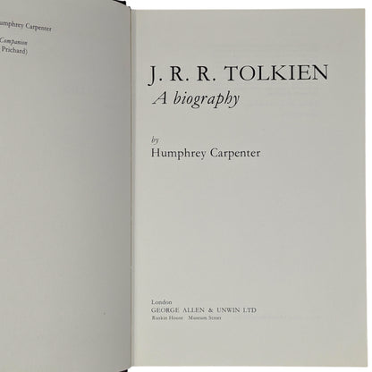 J. R. R. Tolkien: A Biography