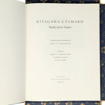 Kitagawa Utamaro's Studies from Nature