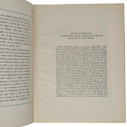 L'Oeuvre de François Villon