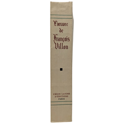 L'Oeuvre de François Villon