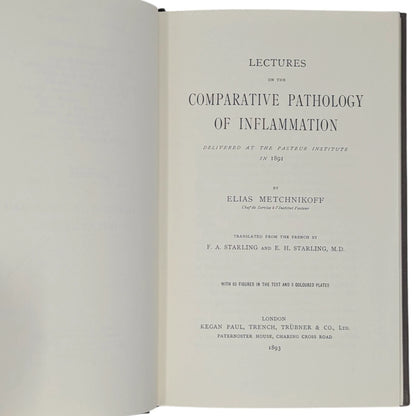Lectures on the Comparative Pathology of Inflammation