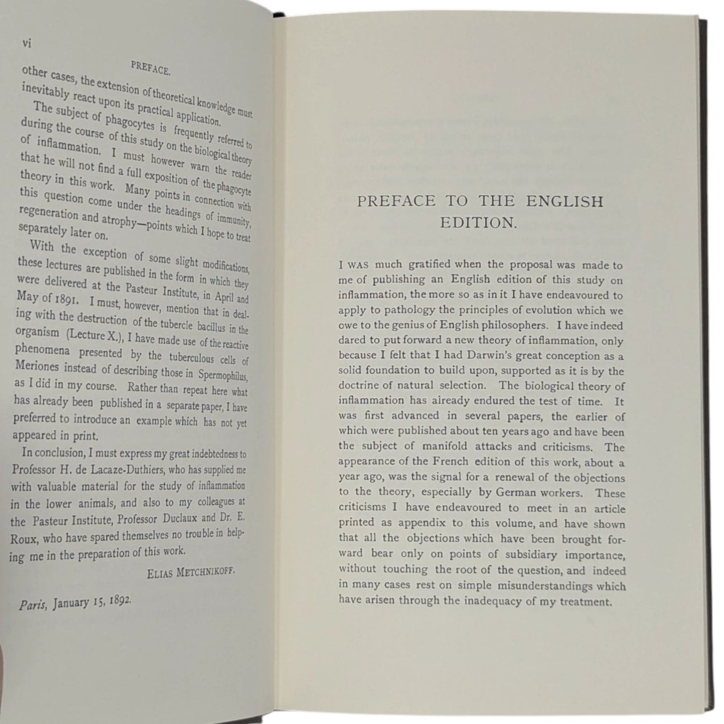 Lectures on the Comparative Pathology of Inflammation