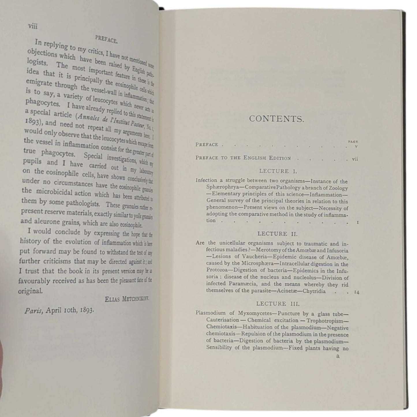 Lectures on the Comparative Pathology of Inflammation