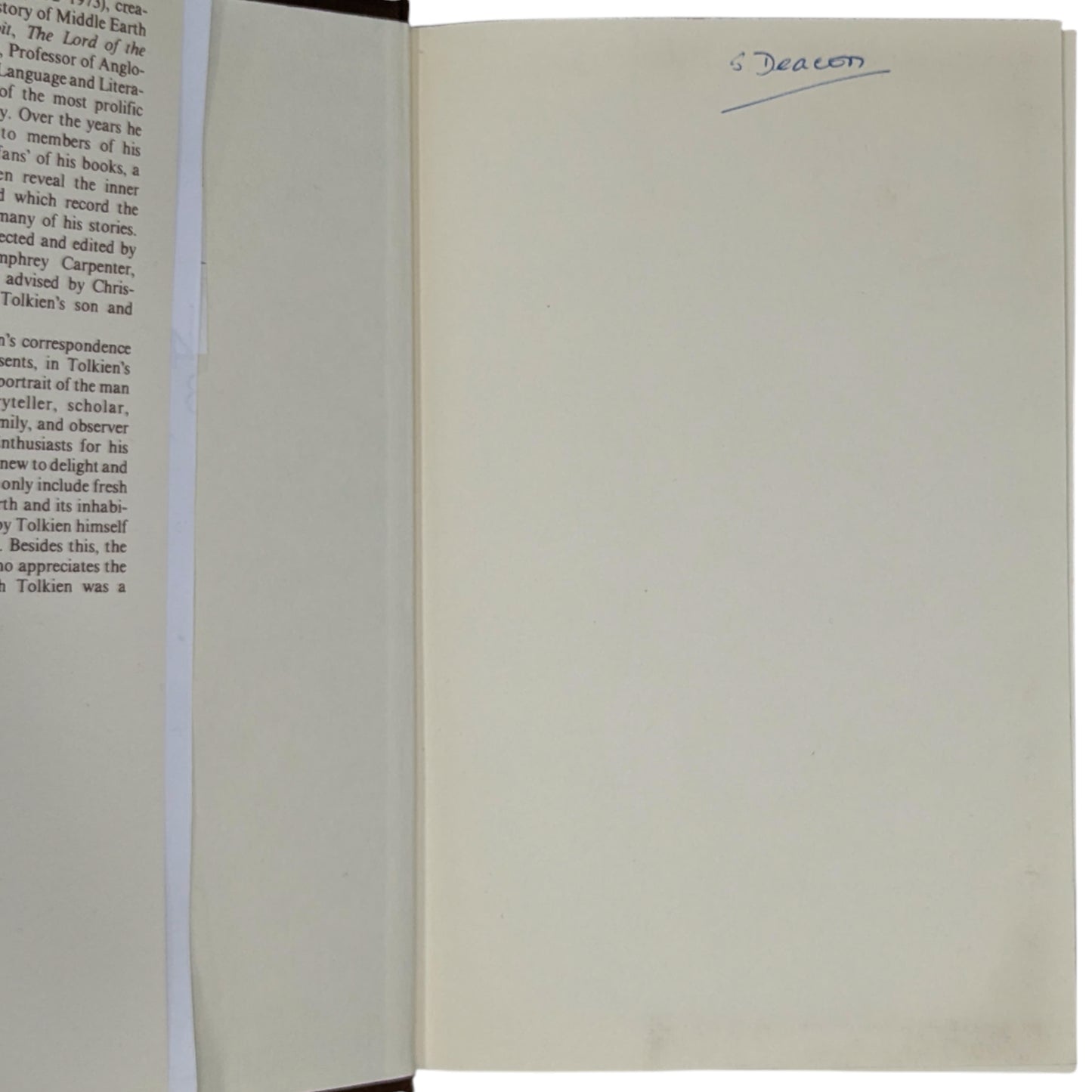 The Letters of J. R. R. Tolkien