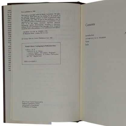 The Letters of J. R. R. Tolkien