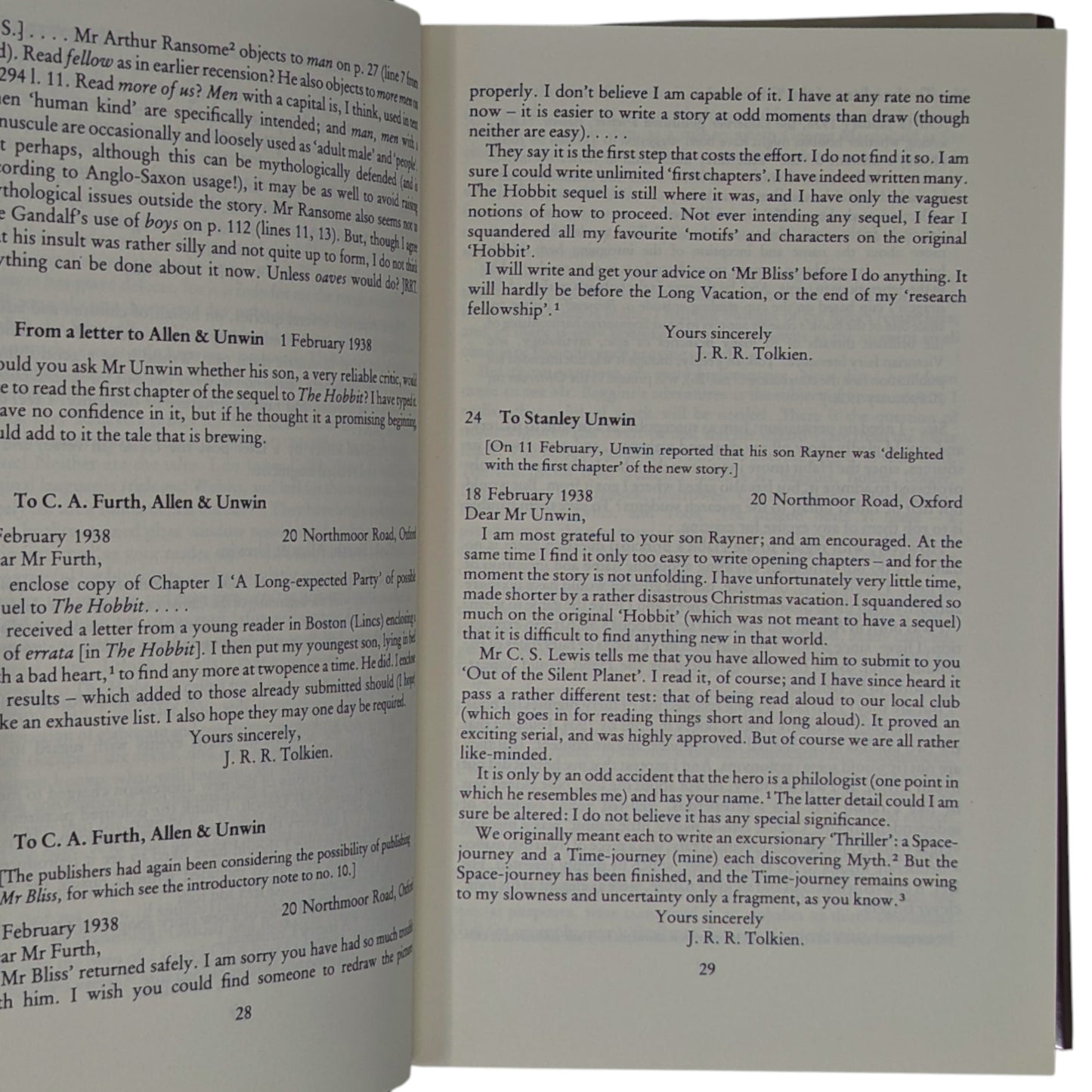 The Letters of J. R. R. Tolkien