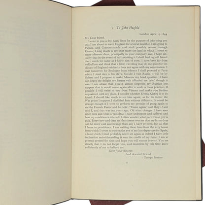 A Journey to Eastern Europe in 1844 (Thirteen Letters); Letters to John Hasfeld, 1835 - 1839