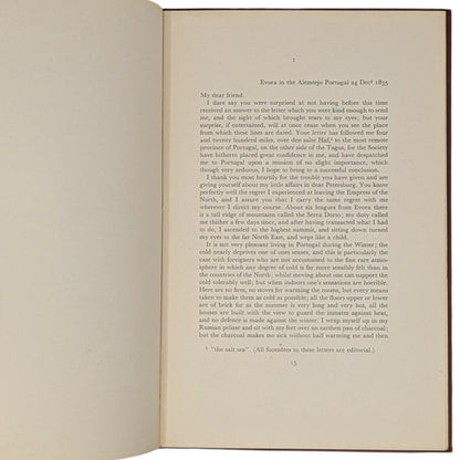 A Journey to Eastern Europe in 1844 (Thirteen Letters); Letters to John Hasfeld, 1835 - 1839