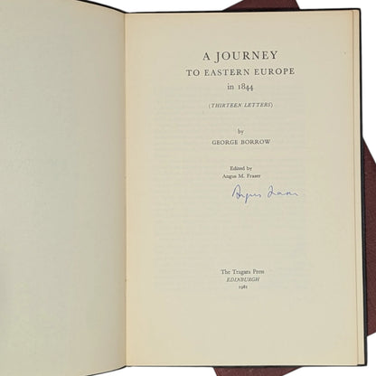A Journey to Eastern Europe in 1844 (Thirteen Letters); Letters to John Hasfeld, 1835 - 1839