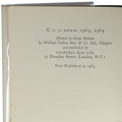 Letters to Malcolm: Chiefly on Prayer