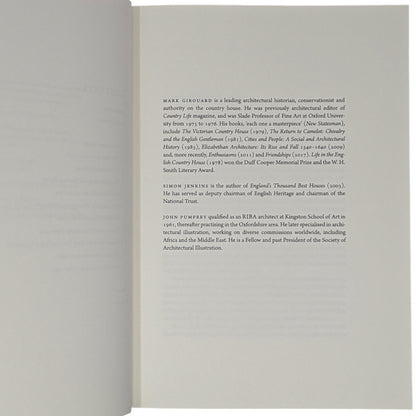 Life in the English Country House: A Social and Architectural History