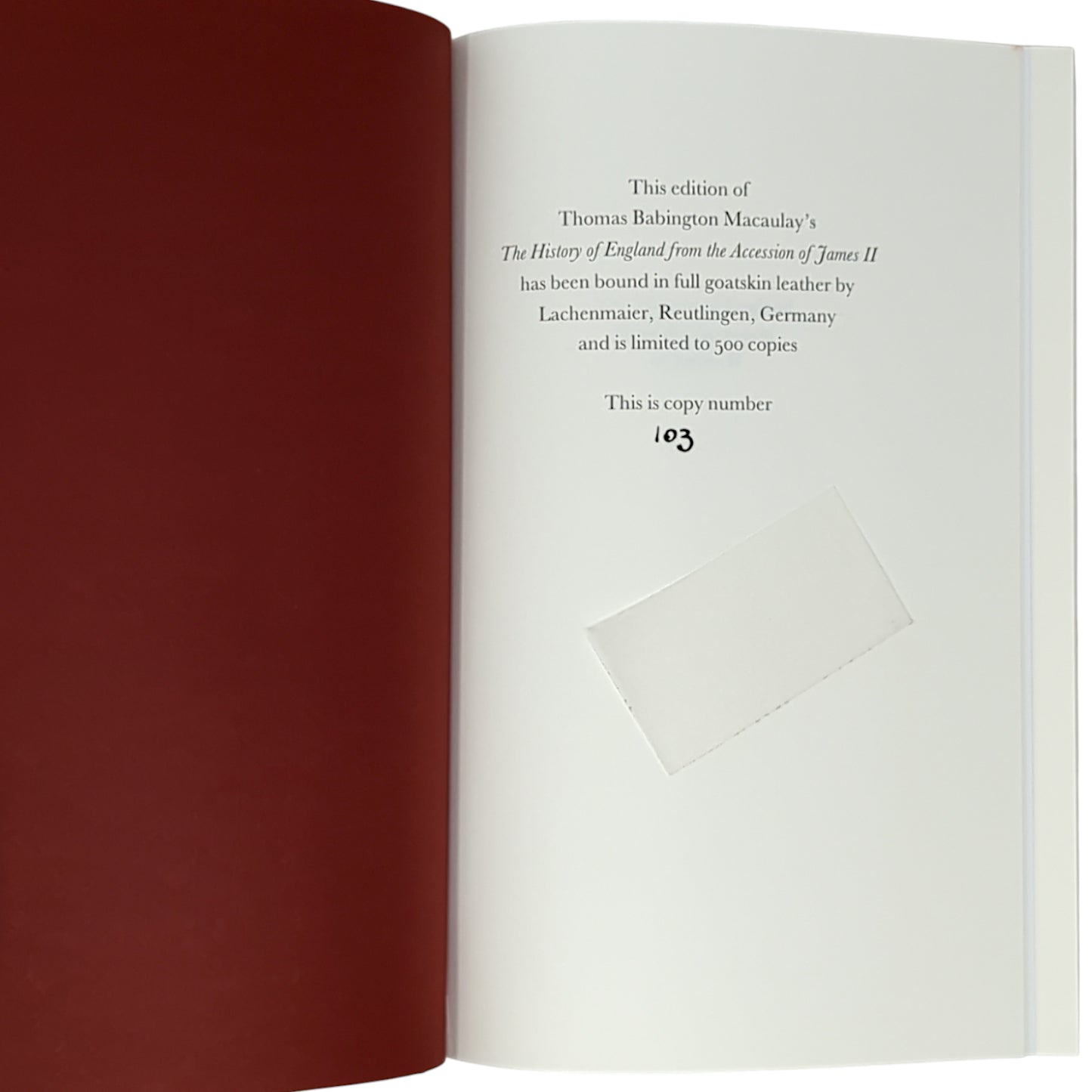 The History of England, from the Accession of James II