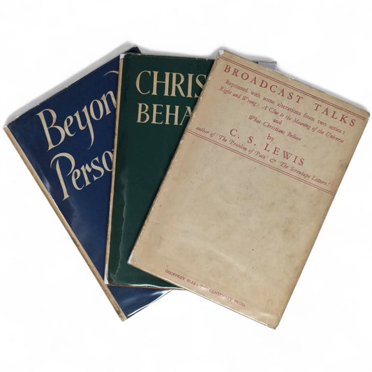 Mere Christianity Set; Broadcast Talks, Christian Behaviour, Beyond Personality