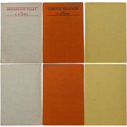 Mere Christianity Set; Broadcast Talks, Christian Behaviour, Beyond Personality