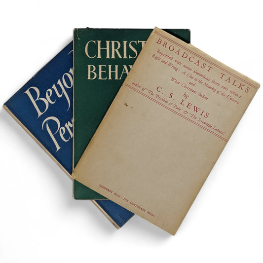 Mere Christianity Set; Broadcast Talks, Christian Behaviour, Beyond Personality