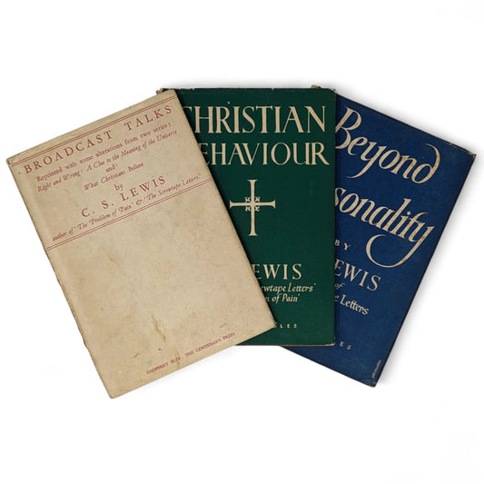 Mere Christianity Set; Broadcast Talks, Christian Behaviour, Beyond Personality
