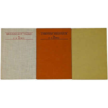 Mere Christianity Set; Broadcast Talks, Christian Behaviour, Beyond Personality