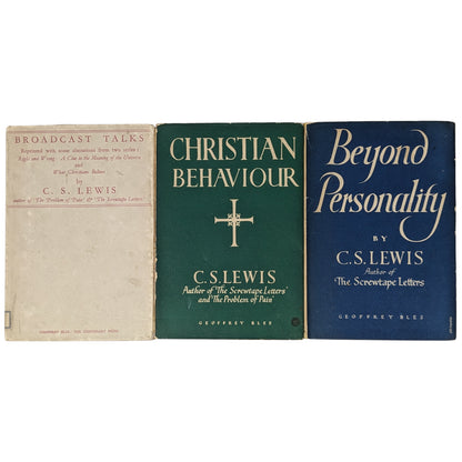 Mere Christianity Set; Broadcast Talks, Christian Behaviour, Beyond Personality