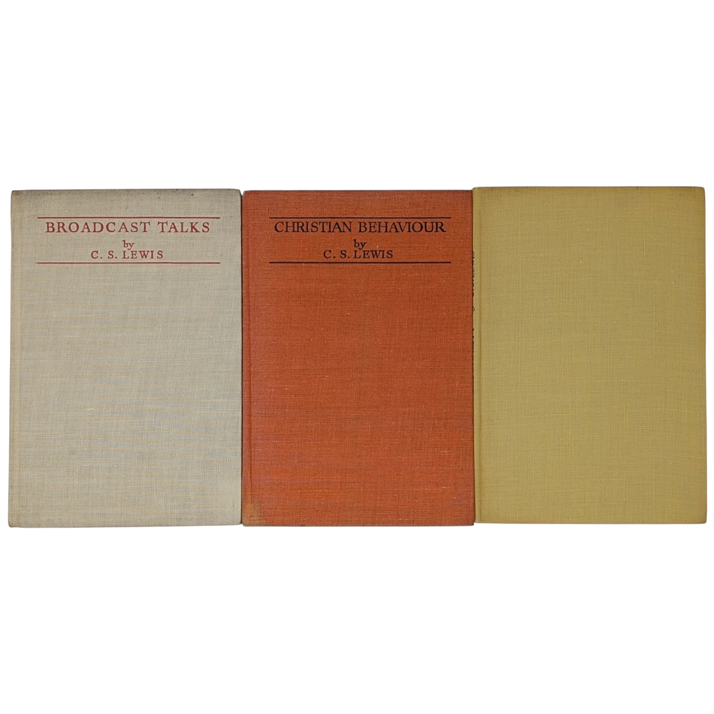 Mere Christianity Set; Broadcast Talks, Christian Behaviour, Beyond Personality