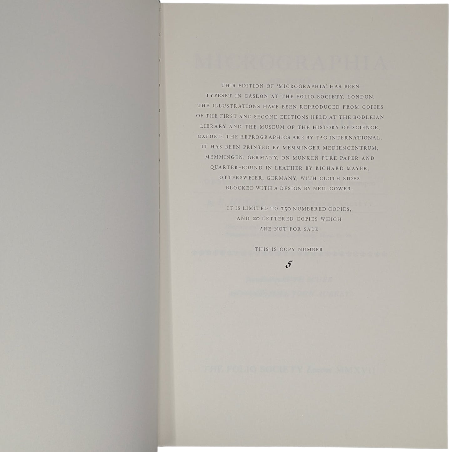 Micrographia (Limited Edition)