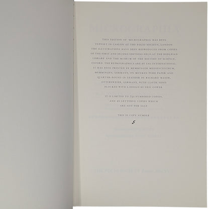 Micrographia (Limited Edition)