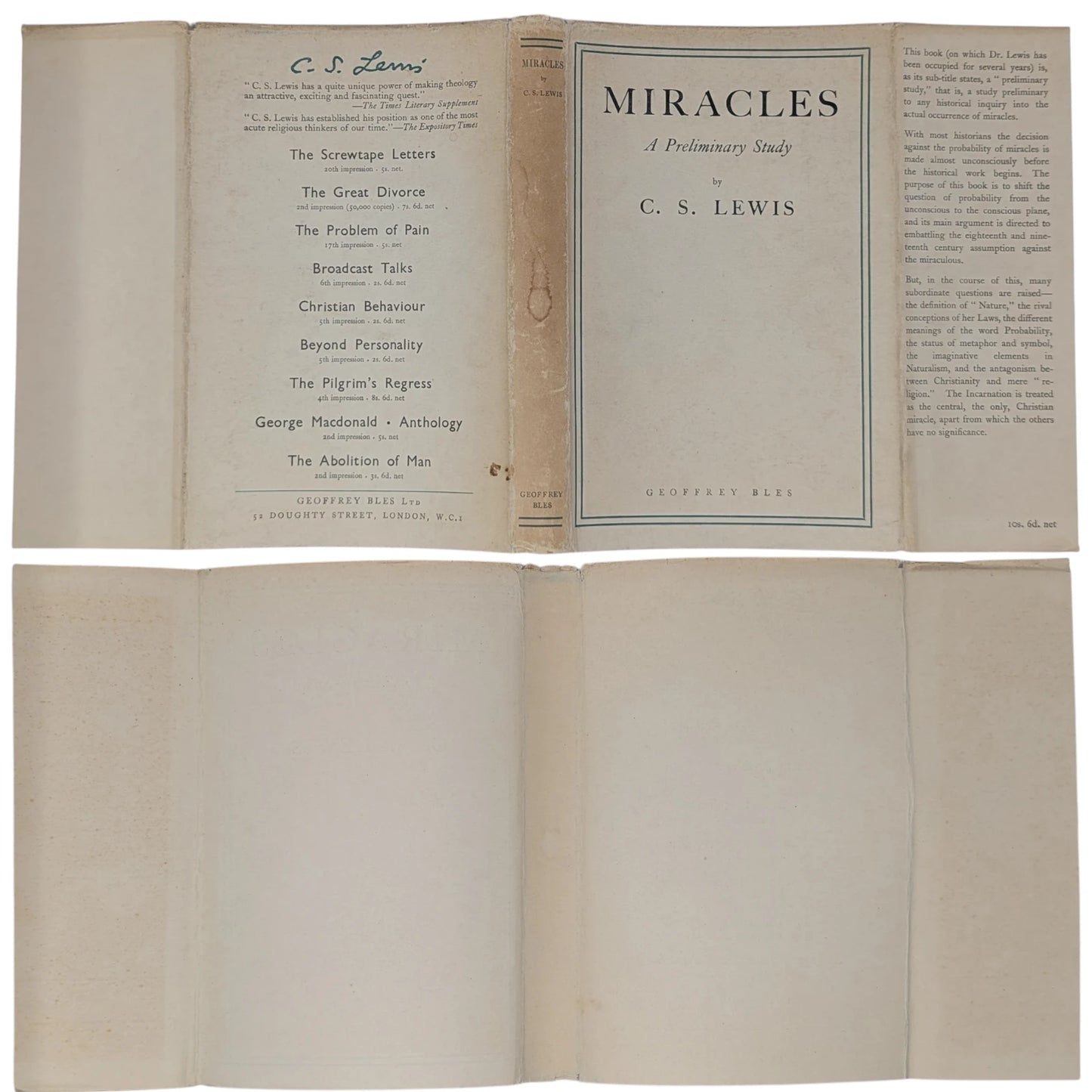 Miracles: A Preliminary Study